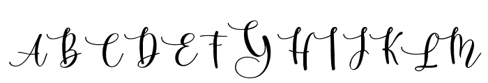 ChistaBella-Regular Font UPPERCASE