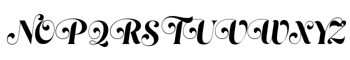 Chistelia Regular Font UPPERCASE