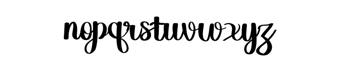 Chistmas Holiday Font LOWERCASE