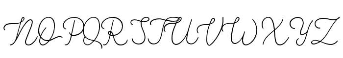 Chistodella-Regular Font UPPERCASE