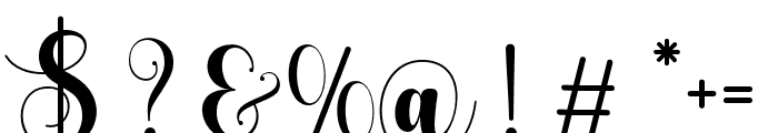 Chitta-Regular Font OTHER CHARS