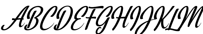 Chity Italic Font UPPERCASE