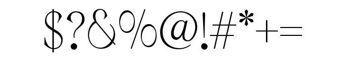 Chleona-Regular Font OTHER CHARS