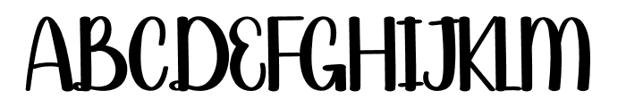 Chocho Font UPPERCASE