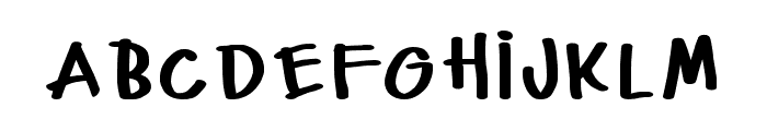ChockyFont-Regular Font LOWERCASE