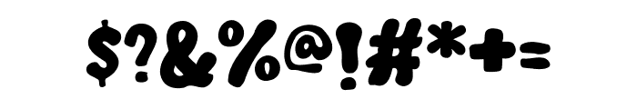 Choco Bubble Pop Font OTHER CHARS