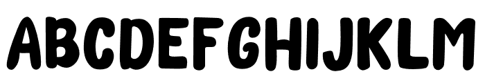 Choco Bubble Font LOWERCASE
