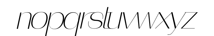 Choco Italic Font LOWERCASE