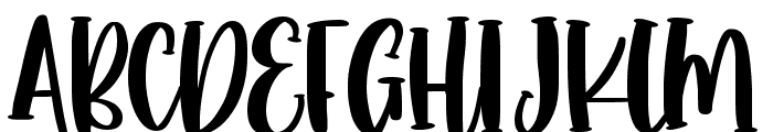Choco Matcha Solid Font UPPERCASE