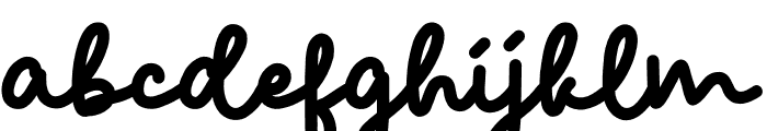 Choco Mellow Script Font LOWERCASE