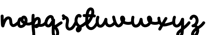 Choco Mellow Script Font LOWERCASE