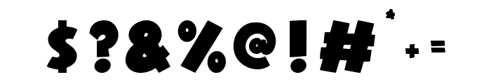 ChocoCaramelRegular Font OTHER CHARS
