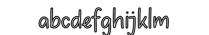 Chocobelly Font LOWERCASE