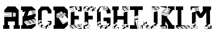 Chocolate Bar Font UPPERCASE