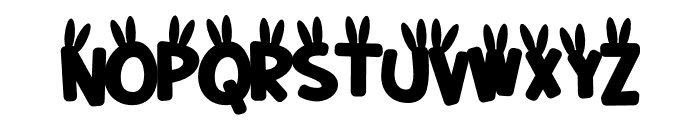 Chocolate Bunny Font UPPERCASE
