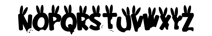 Chocolate Bunny Font LOWERCASE