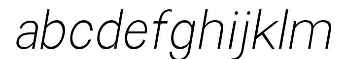 ChoiceSans-LightSlanted FONT