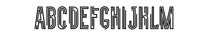 Chokana-Glitch Font UPPERCASE