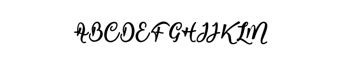 Chokellate Regular Font UPPERCASE