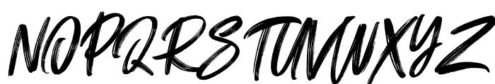 Chollistio-Italic Font UPPERCASE