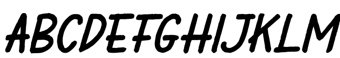 Choorse Fun Italic Font UPPERCASE