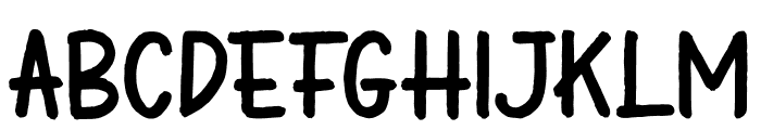 Choorse Fun Font LOWERCASE