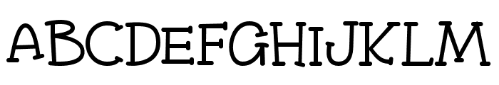 Choose_Happy-Regular Font LOWERCASE