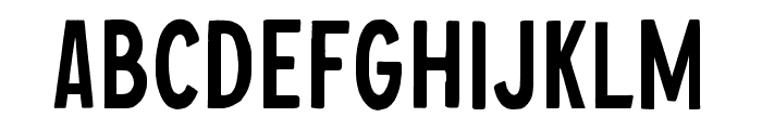 Chopader-One Font LOWERCASE