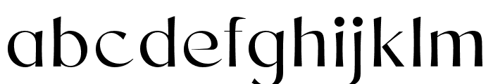 Chopard Regular Font LOWERCASE