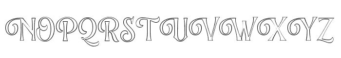 ChordBrights-Outline Font UPPERCASE
