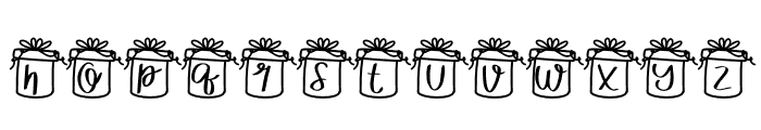 ChrisGifts Font LOWERCASE