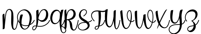 Christabelle Script Font UPPERCASE
