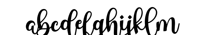 Christabelle Script Font LOWERCASE