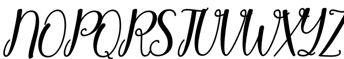 Christfully Italic Font UPPERCASE