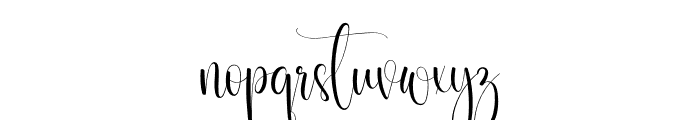 Christian Bride Font LOWERCASE