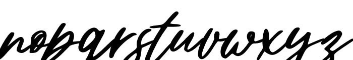 Christian Heedlay Italic Font LOWERCASE