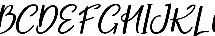 Christin-Italic Font UPPERCASE