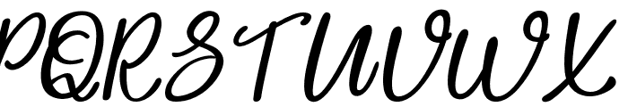 Christin-Italic Font UPPERCASE