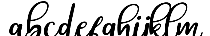 Christin-Italic Font LOWERCASE