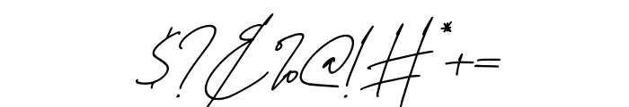 Christina Signature Italic Font OTHER CHARS