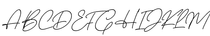 Christina Signature Italic Font UPPERCASE