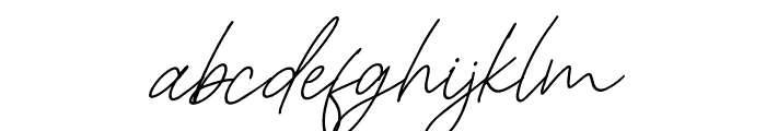Christina Signature Italic Font LOWERCASE