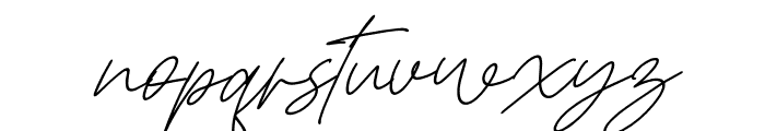 Christina Signature Italic Font LOWERCASE