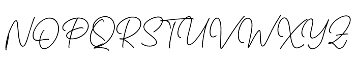 Christina Signature Font UPPERCASE