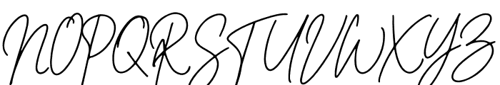 Christine Signature Font UPPERCASE