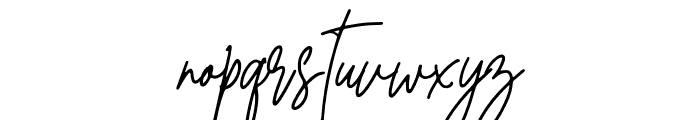 Christine Signature Font LOWERCASE