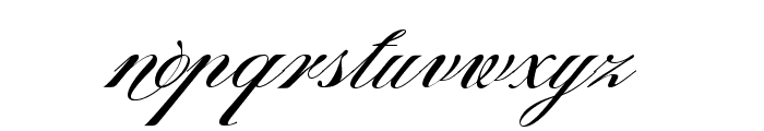 Christmas Angely Italic Font LOWERCASE