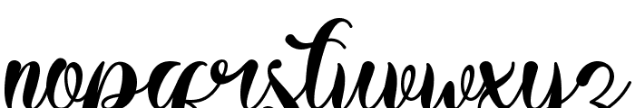 Christmas Balethy Font LOWERCASE