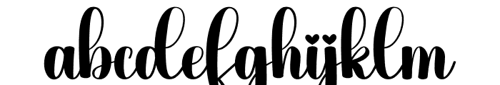 Christmas Barbie Font LOWERCASE