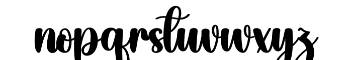Christmas Baubles Font LOWERCASE